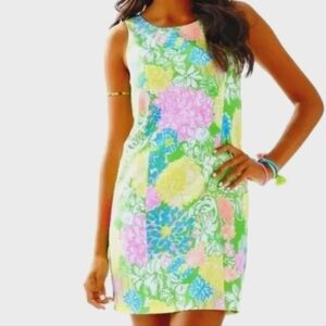 Lilly Pulitzer "Cathy" Hibiscus Stroll Shift Dress